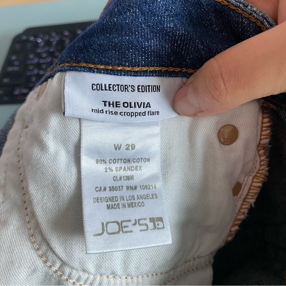 Joe’s the olivia mid rise cropped flare jeans - 29 - Picture 3 of 4